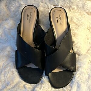 Clarks Ultimate Comfort Collection Bought at Macy’s. Size 8 1/2, Black.